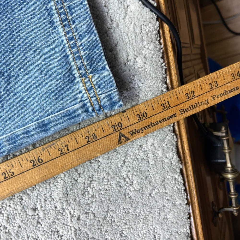 Unionbay Overalls Size Large Blue Denim Bib Jumper Pockets Utility Workwear - Picture 14 of 16